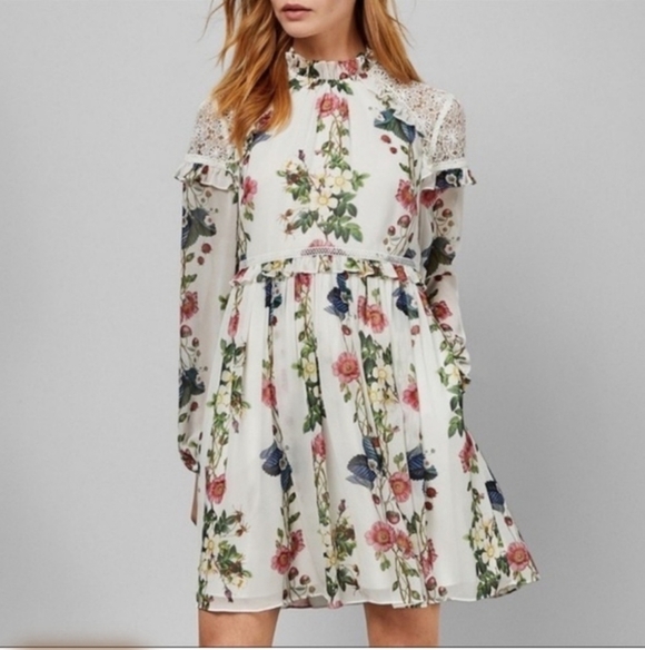Ted Baker Maryam Oracle Layered Ruffle Dress - Picture 3 of 9